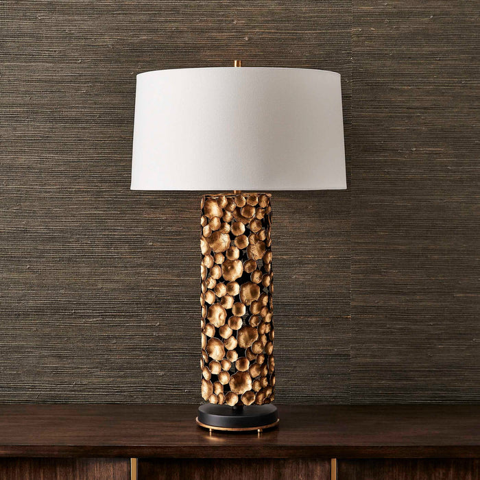 Gilded - Lotus Table Lamp - Gold