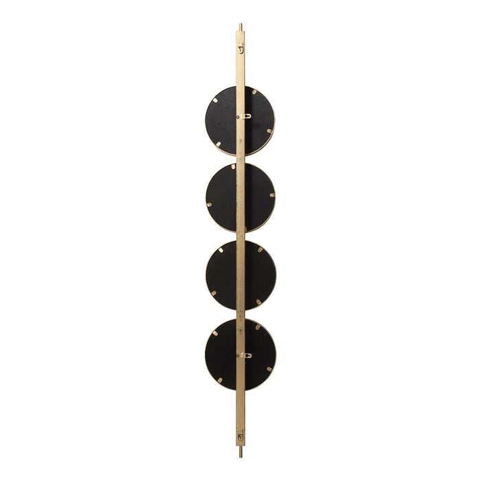 Button - Mirror - Gold