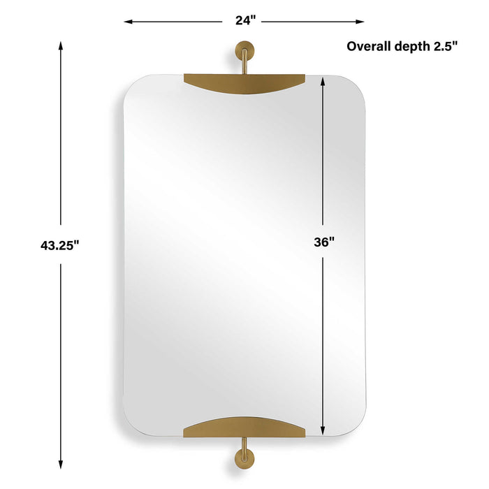 Outstanding - Mirror - Brass