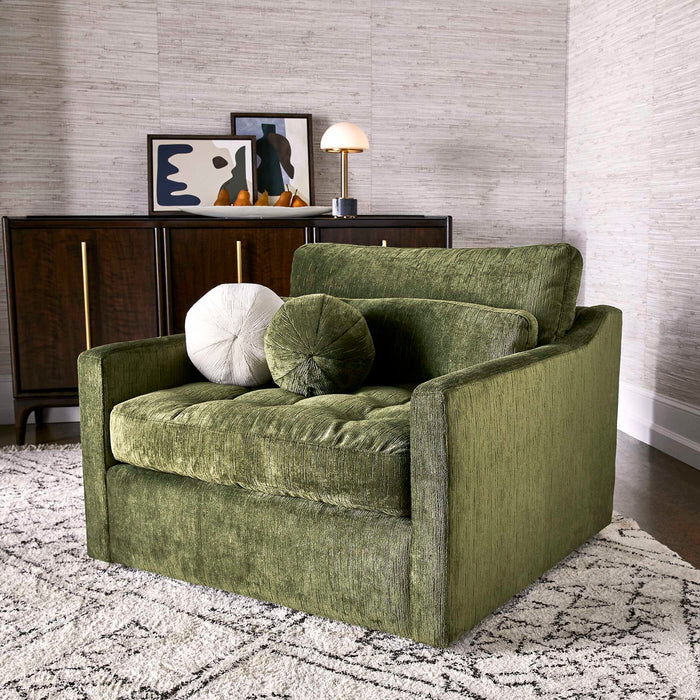 Double Martini - Swivel Chair-And-A-Half - Green