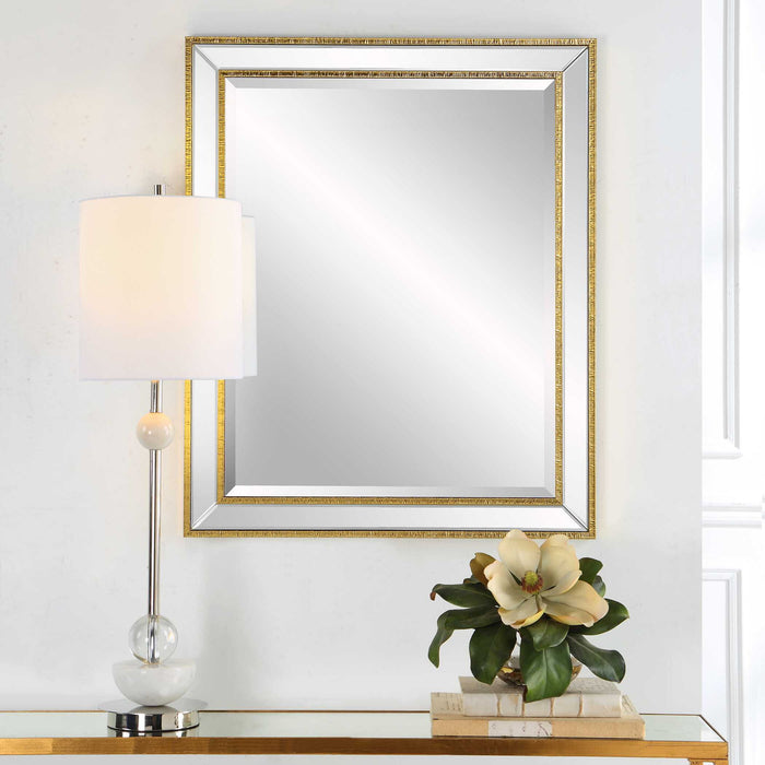 33" Mirror - Gold