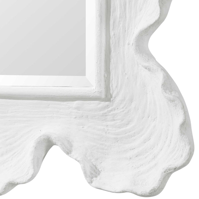 Sea Coral - Coastal Mirror - Pearl Silver