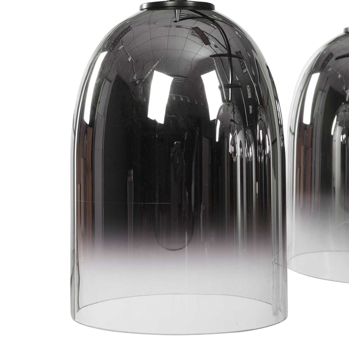 Kenner - 8 Light Chandelier - Black / Nickel / Silver