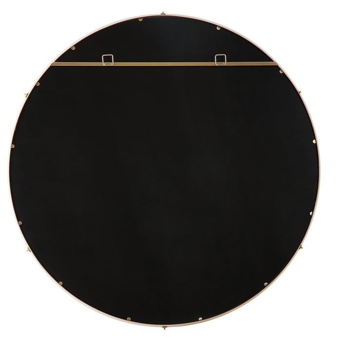 Ranchero - White Round Mirror