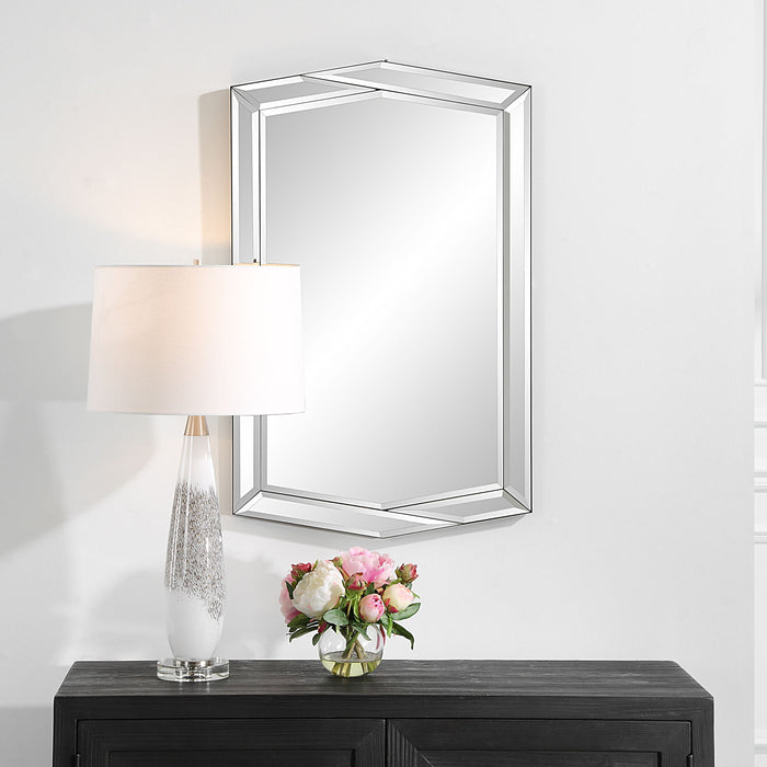 Wall Mirror - Gray