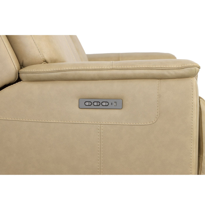 Odell - Power Reclining Sofa With Power Headrests & Lumbar - Stone