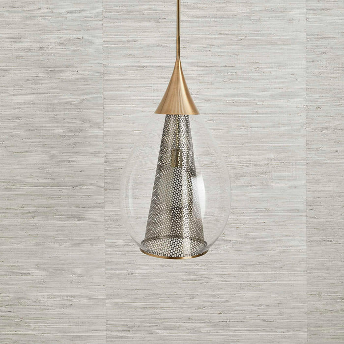 Big Drip - 1 Light Pendant - Brass