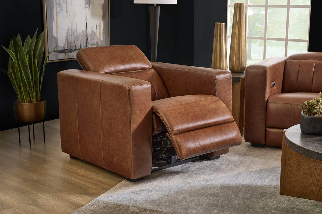 Austin - Power Recliner With Power Headrest - Chestnut