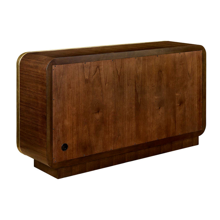 I've Been Framed - 2 Door Cabinet - Woodtone / Brass