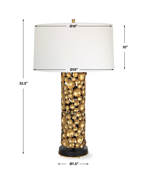 Gilded - Lotus Table Lamp - Gold