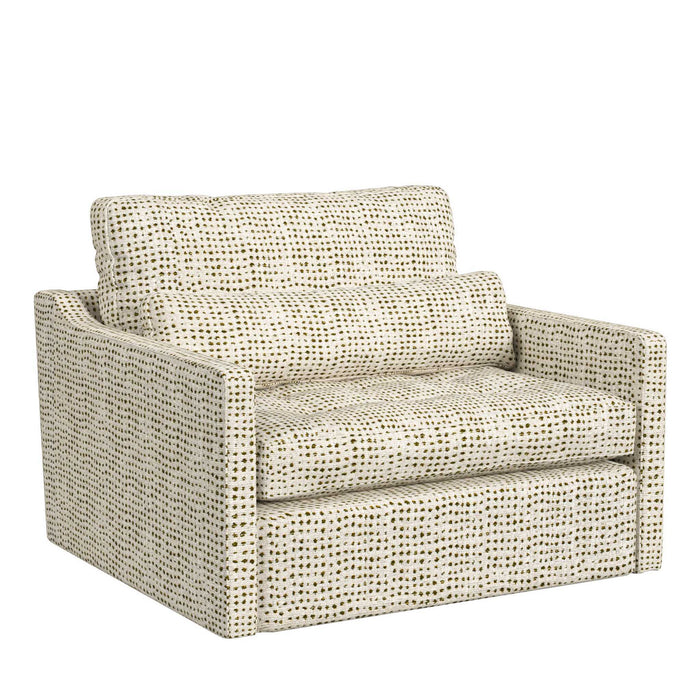 Slope - Tufted Swivel Chair-And-A-Half