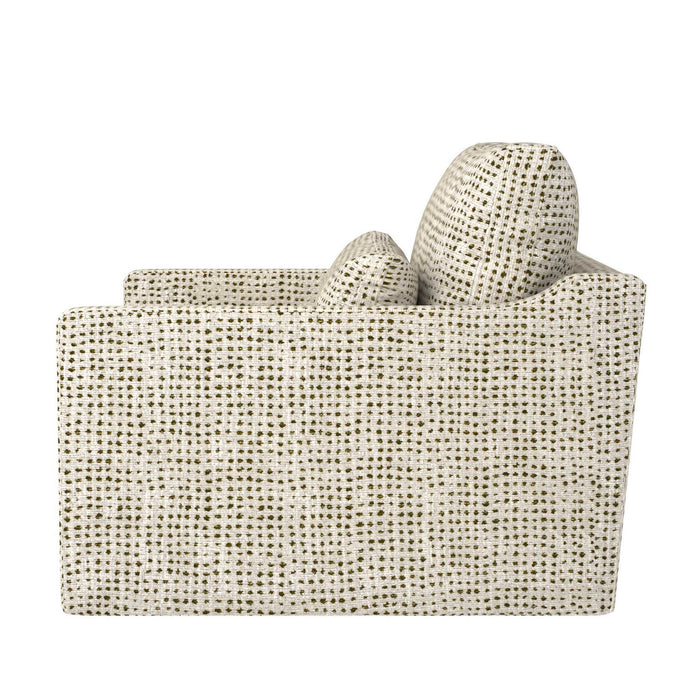 Slope - Tufted Swivel Chair-And-A-Half