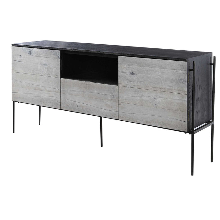 Jess - Media Console - Black / Gray