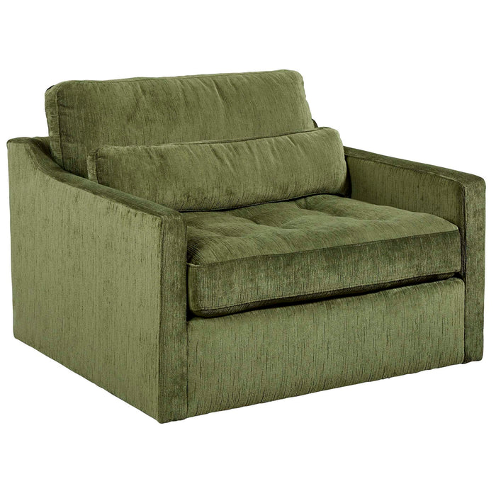 Double Martini - Swivel Chair-And-A-Half - Green