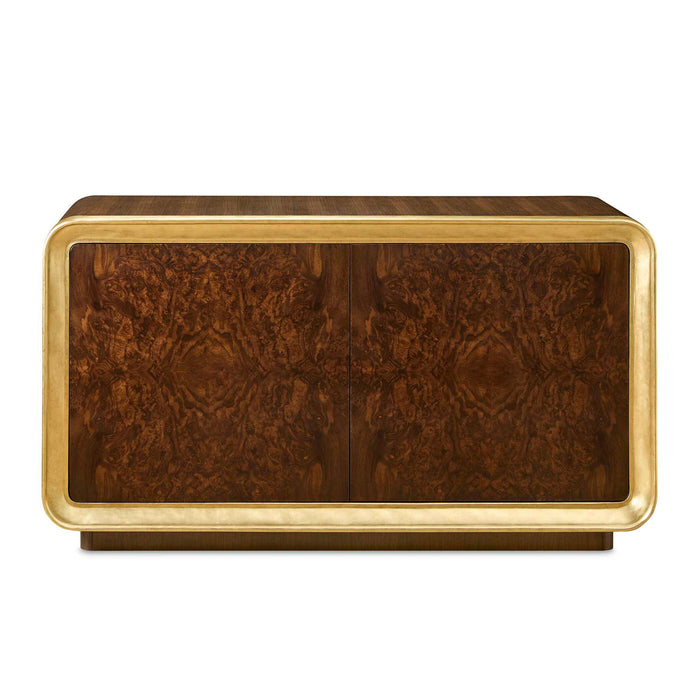 I've Been Framed - 2 Door Cabinet - Woodtone / Brass