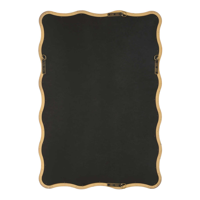 Mirror With Scalloped Edges - Antique Bronze