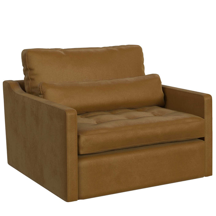 Slope - Tufted Swivel Chair-And-A-Half
