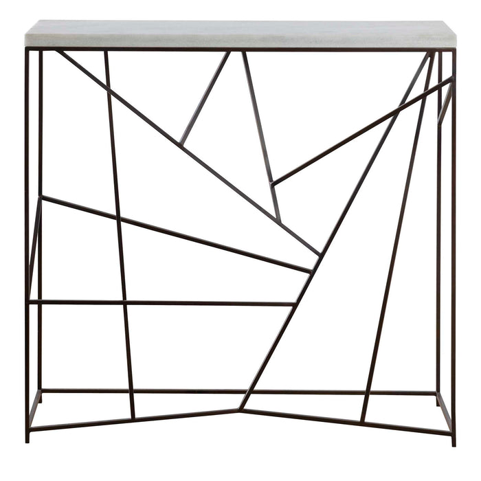 Pick Up Sticks - Console Table - Bronze / White