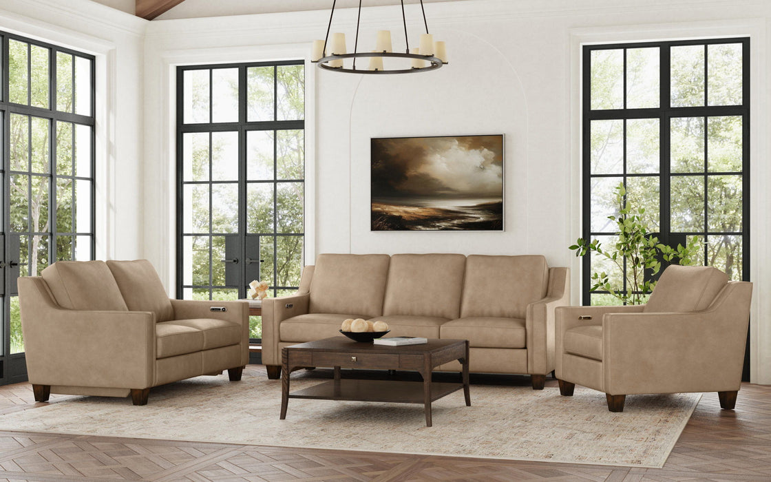 Finley - Leather Power Inclining Sofa