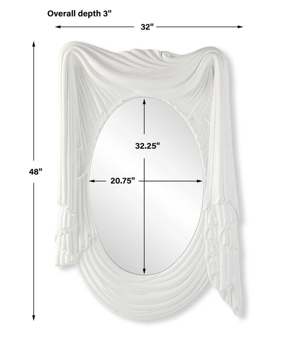 Swag - Mirror - White