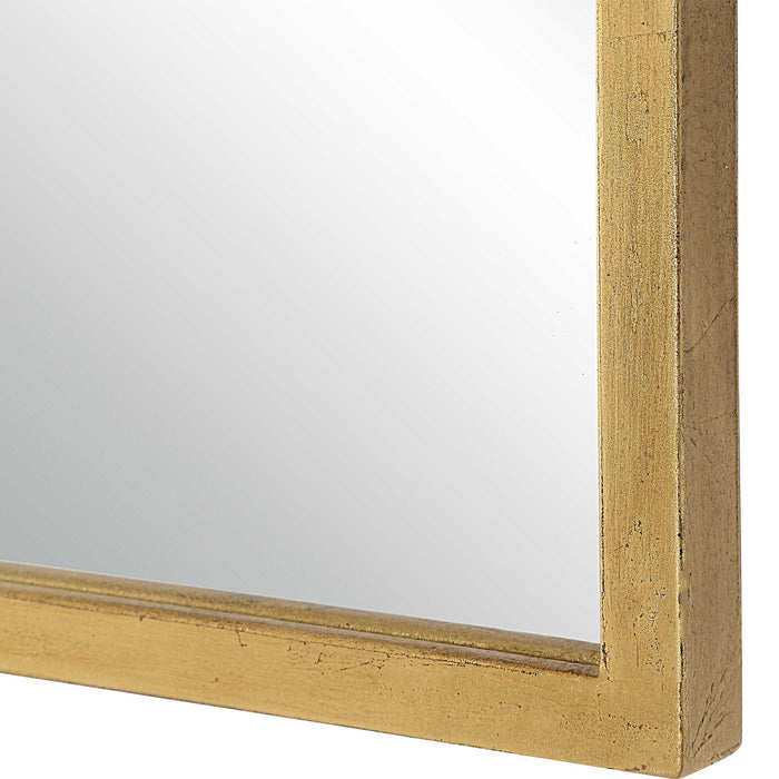 34.13" Mirror - Gold