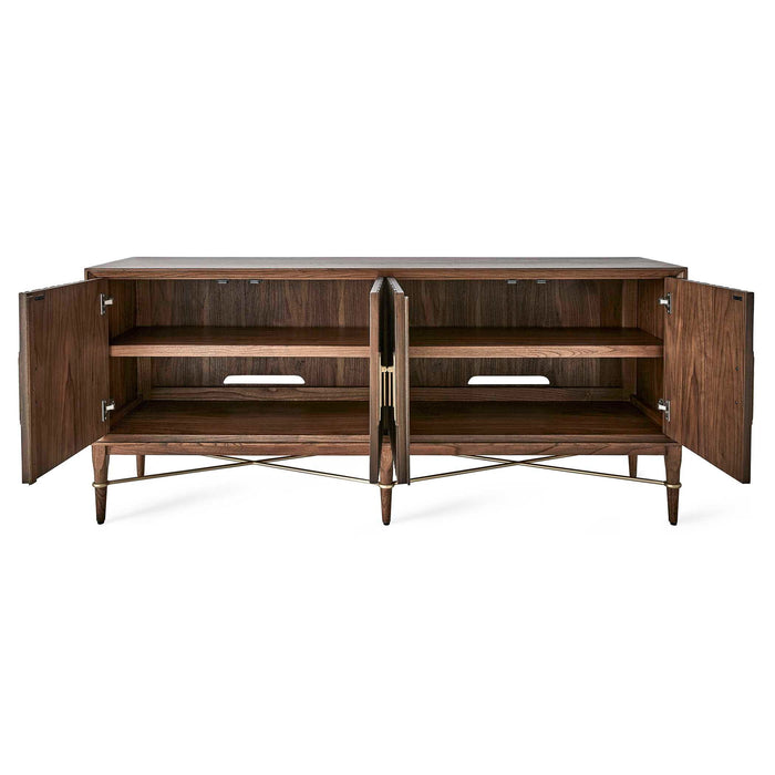 Articulation - 4 Door Cabinet - Brown