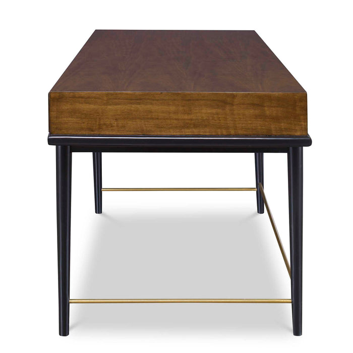 Glide - Desk - Gold / Woodtone