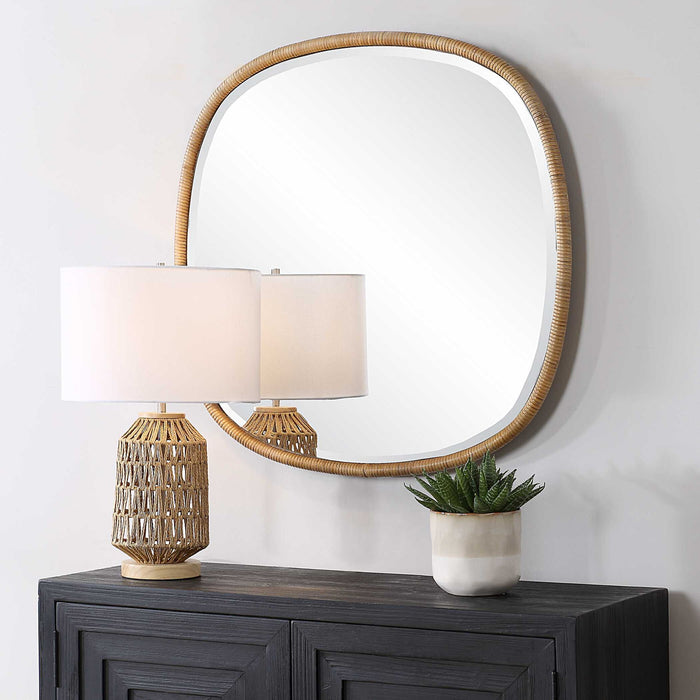 33.88" Mirror - Gold