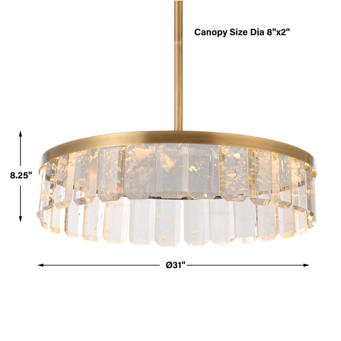 Eternal - 1 Light Pendant - Brass