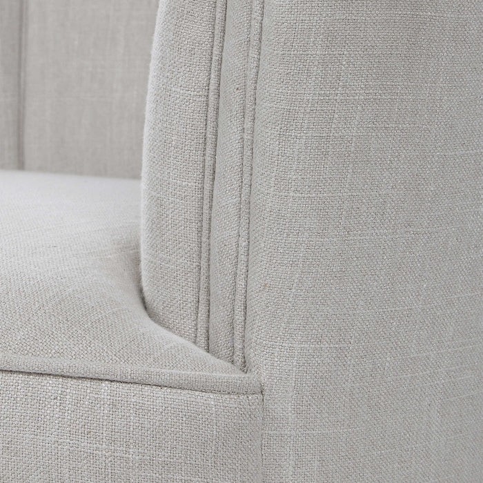 Janie - Mid-Century Accent Chair - White