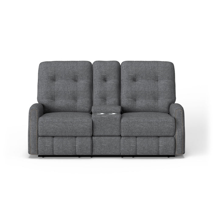 Devon - Reclining Loveseat, Nailhead Trim