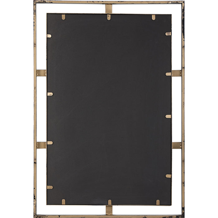 Carrizo - Rectangle Mirror - Gold & Bronze