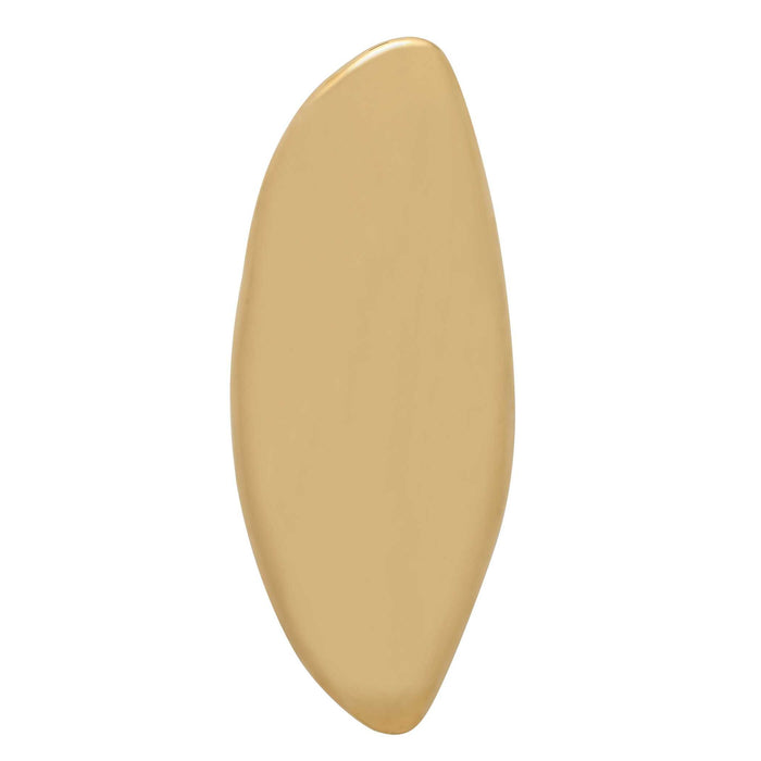 Jelly Bean - 42" x 18" Wall Sculpture - Gold