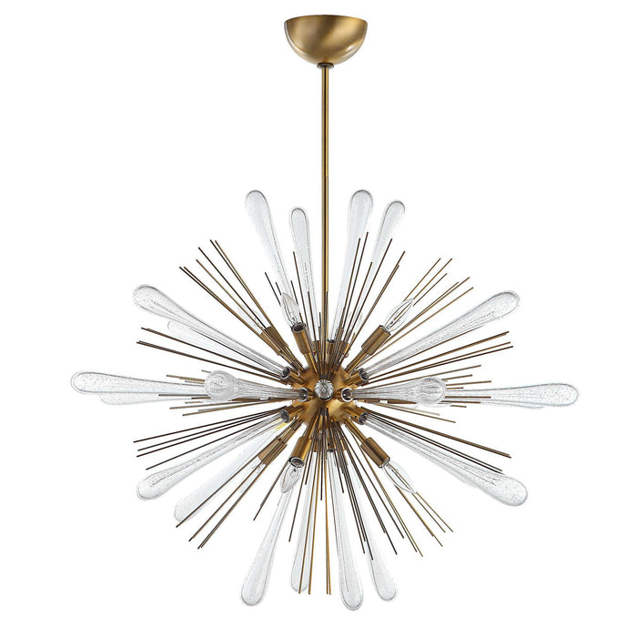 Big Bang - 12 Light Pendant - Brass