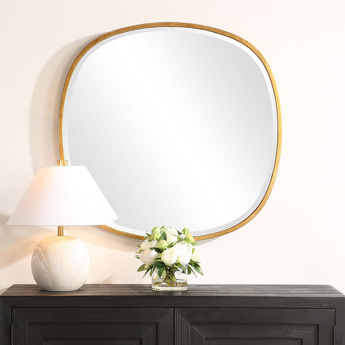 30" Mirror - Gold