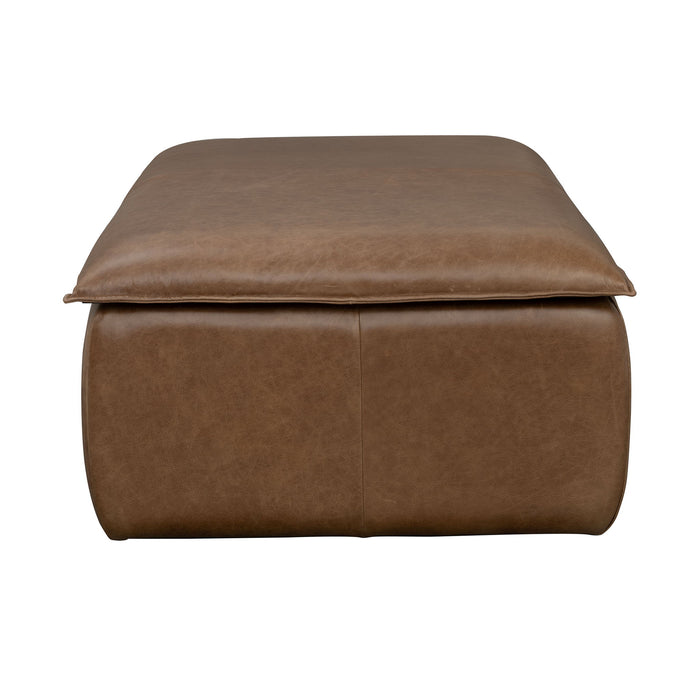 Crawford - Leather Rectangular Storage Ottoman