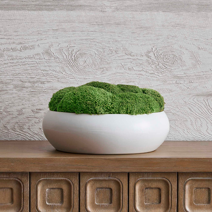 Gratia - Moss Centerpiece - Green / White