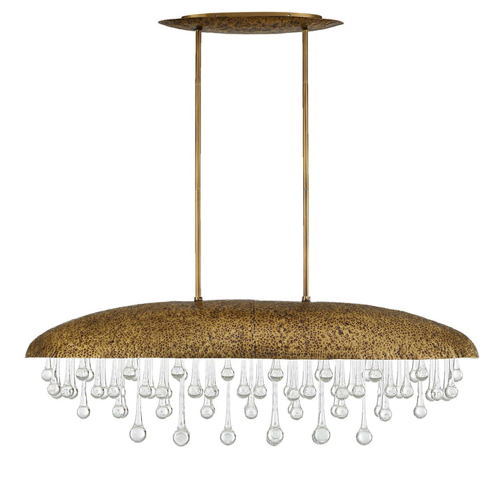 Downpour - 10 Light Pendant - Oval