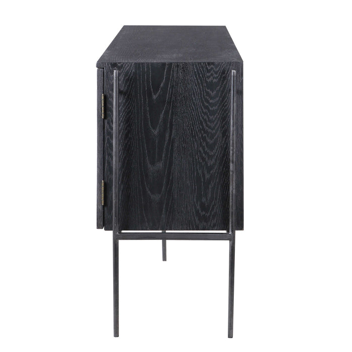 Jess - Media Console - Black / Gray