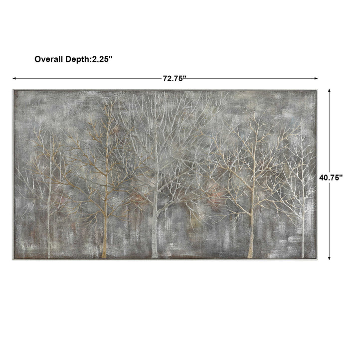 Parkview - Landscape Art - Pearl Silver