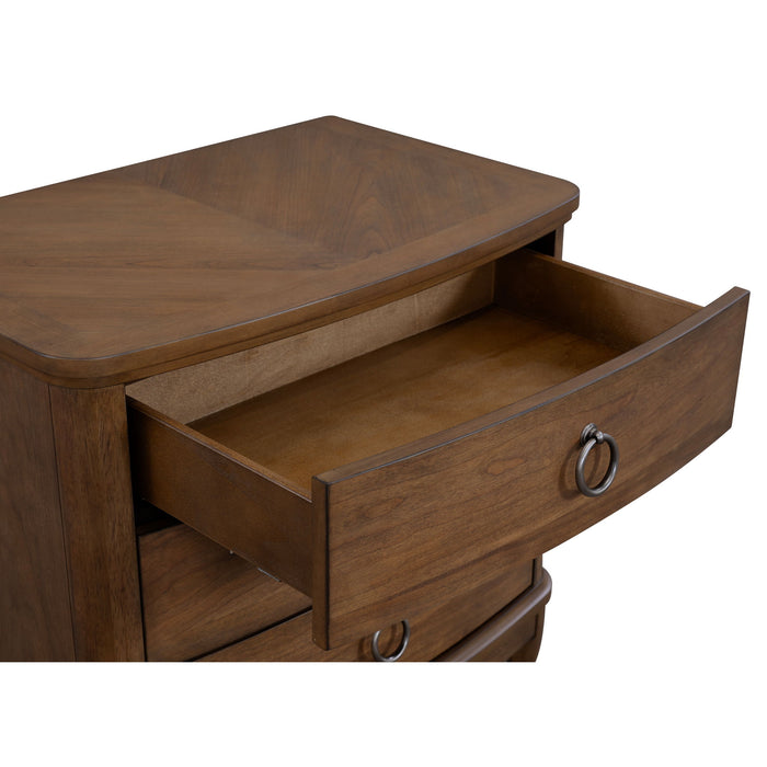 Bellevue - 3-Drawer Nightstand - Whiskey Brown