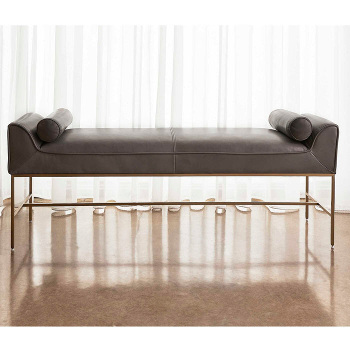 Coco - Bench - Brass / Gray