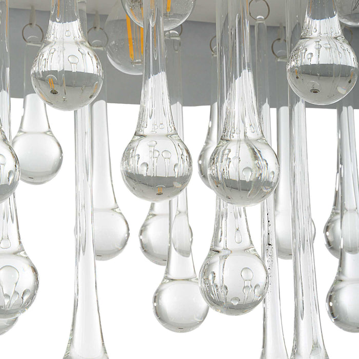 Downpour - 10 Light Pendant - Oval