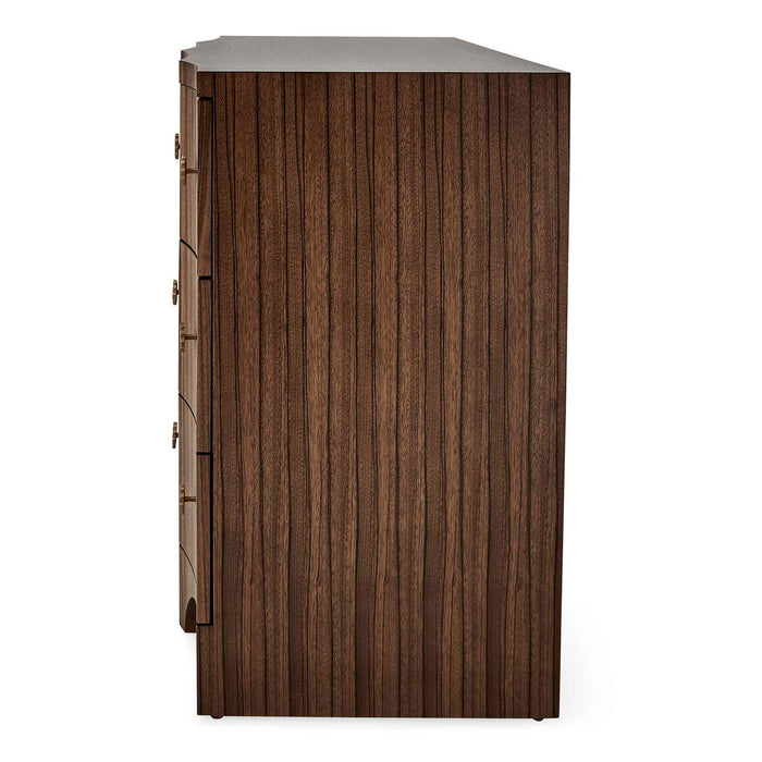 Grand Flute - 3 Drawer Chest - Woodtone