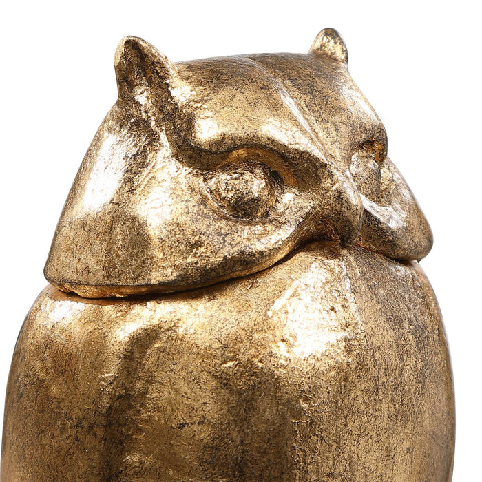 Screech Owl - Box - Gold