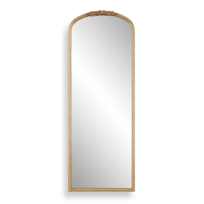 Arched Wall Mirror - Antique Gold