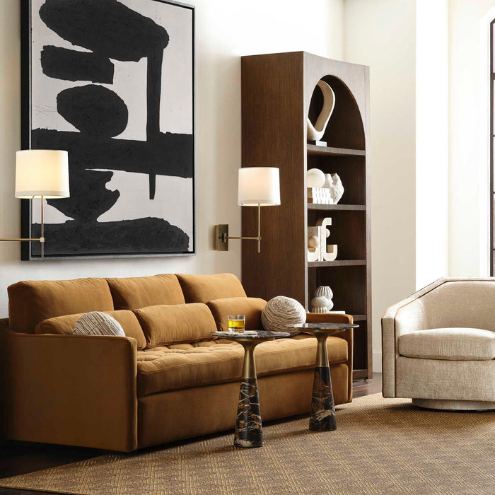 High Light - Lighted Bookcase - Woodtone