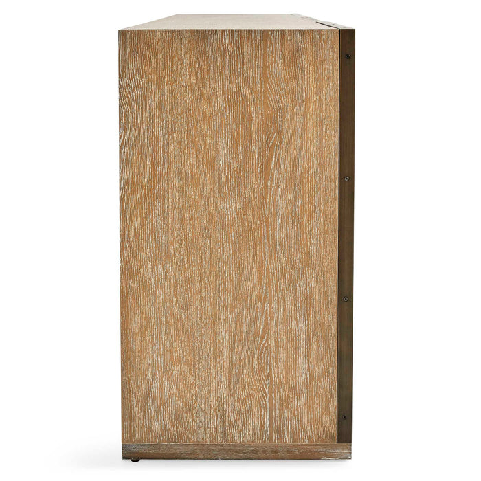 Linen 3 Door Cabinet - White