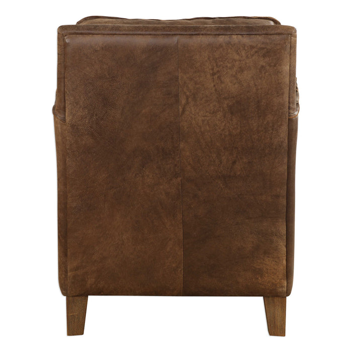 Fairbanks - Accent Chair - Brown / Woodtone