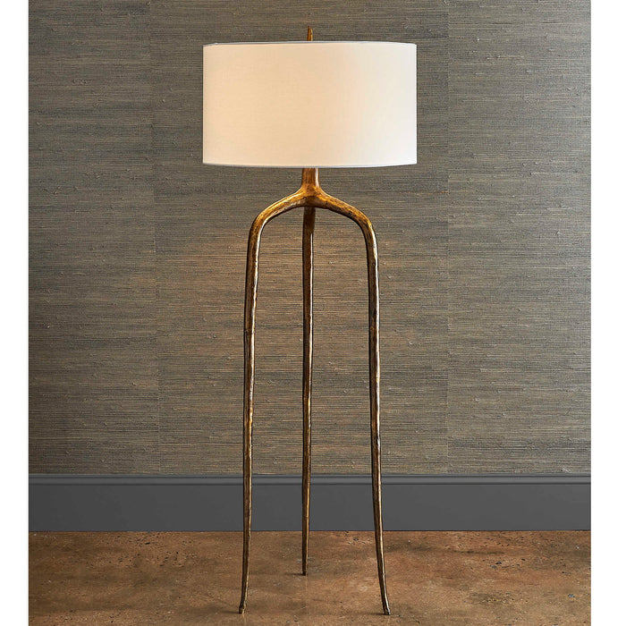 Wish Bone - Floor Lamp - Gold